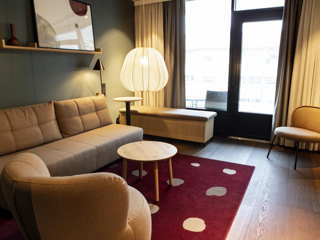 Familjerum med bäddsoffa